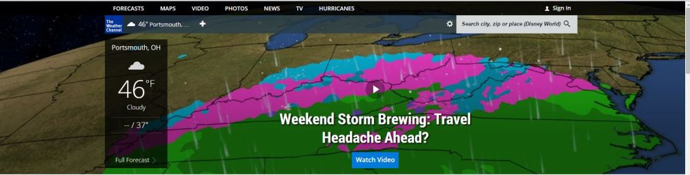 weather channel example